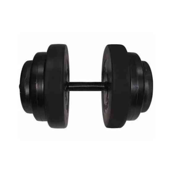 Гантель наборная композитная в пластиковой оболочке Rock pro 18,5 кг NE-PL-G-018 Винница