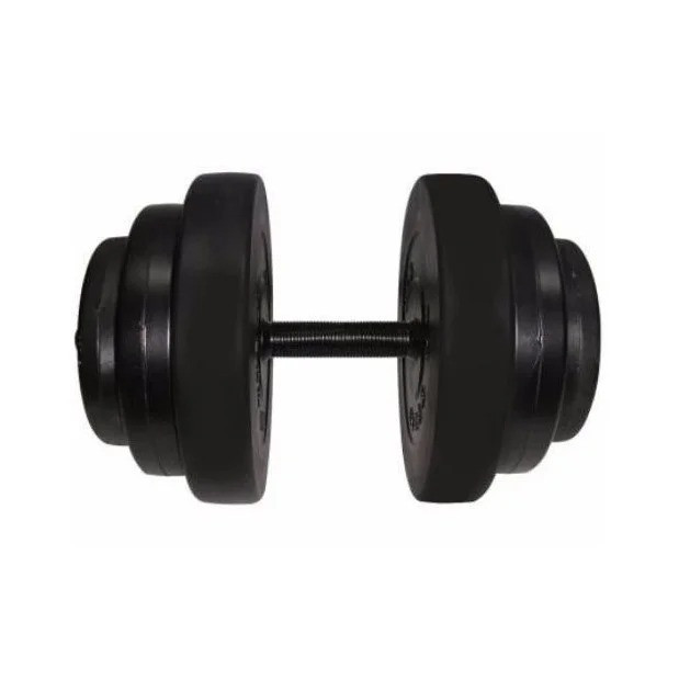 Гантель наборная композитная в пластиковой оболочке Rock pro 18,5 кг NE-PL-G-018 Винница - изображение 2