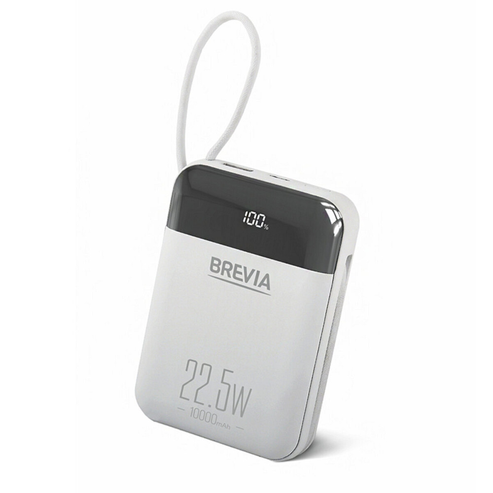 Повербанк (Power Bank) Brevia 10000mAh 22.5W Type-C+Lightning Cable, Li-Pol, LCD Киев - изображение 1