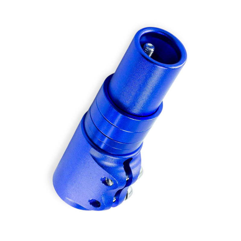 Подовжувач вилки (граната) вело 1-1, 8 (d=28.6) L115 алюміній (синій) штока Мукачево - фото 1