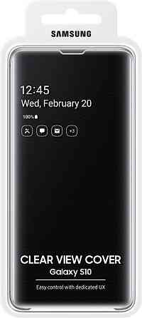 Чохол-книжка Samsung Clear View Cover для Samsung Galaxy S10 SM-G973 Black (EF-ZG973CBEGRU) ( 15619 ) Харків
