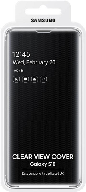 Чохол-книжка Samsung Clear View Cover для Samsung Galaxy S10 SM-G973 Black (EF-ZG973CBEGRU) ( 15619 ) Харьков - изображение 5