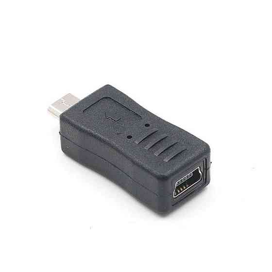 Переходник miniUSB мама – microUSB папа, адаптер-коннектор для зарядных устройств и кабелей Киев