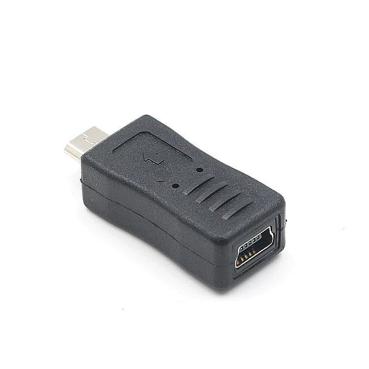 Переходник miniUSB мама – microUSB папа, адаптер-коннектор для зарядных устройств и кабелей Киев - изображение 1