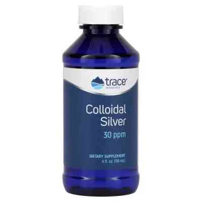 Мінерали Trace Minerals Колоїдне срібло, Colloidal Silver, 118 мл (TMR-00577) Вінниця