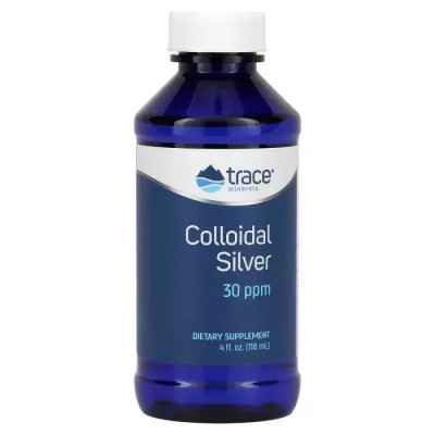 Мінерали Trace Minerals Колоїдне срібло, Colloidal Silver, 118 мл (TMR-00577) Вінниця - фото 1