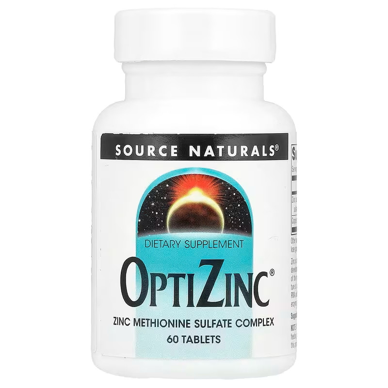Цинк Source Naturals OptiZinc 60 таблеток Луцьк - фото 1