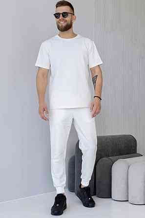 Штани джогери чоловічі TotalFit EM1 M, Білий Київ