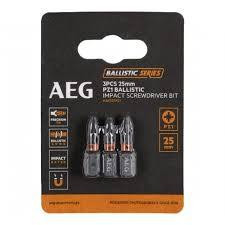 Біта ударна AEG AAK252PZ1, PZ1, 25мм (3шт) Одеса - фото 1