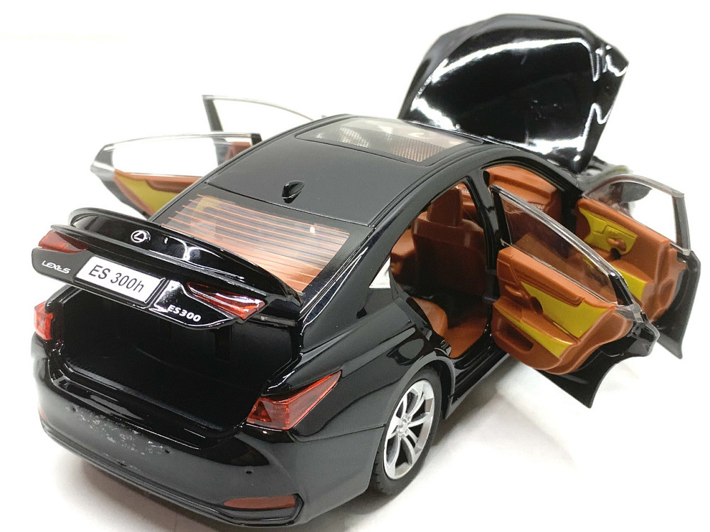 Машина Автосвіт Lexus ES інерційна відкриваються двері капот багажник 21см Чорний (AP-2030) Чернігів - фото 10