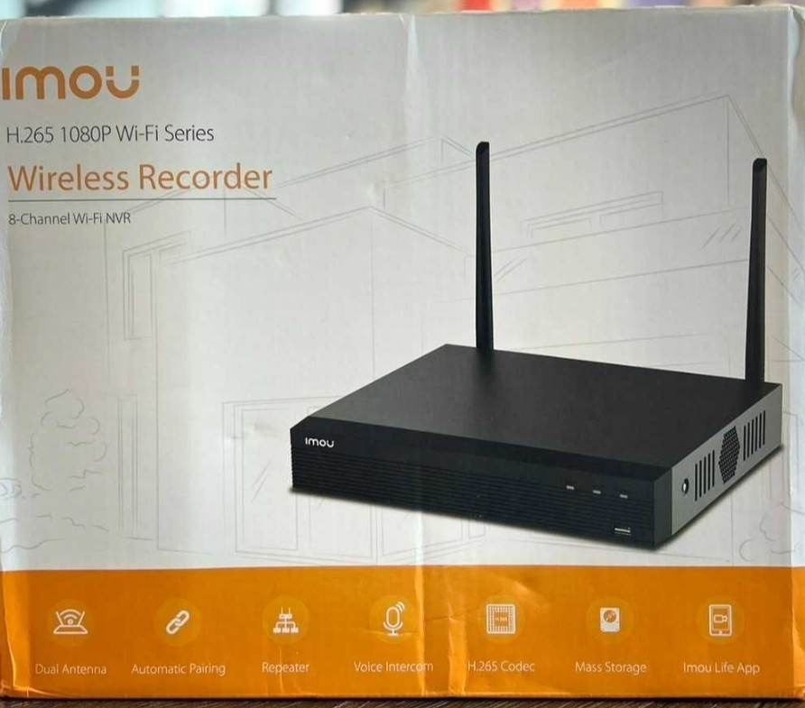 Цифровой NVR Видеорегистратор: IMOU NVR1108HS-W-S2. Киев - изображение 1