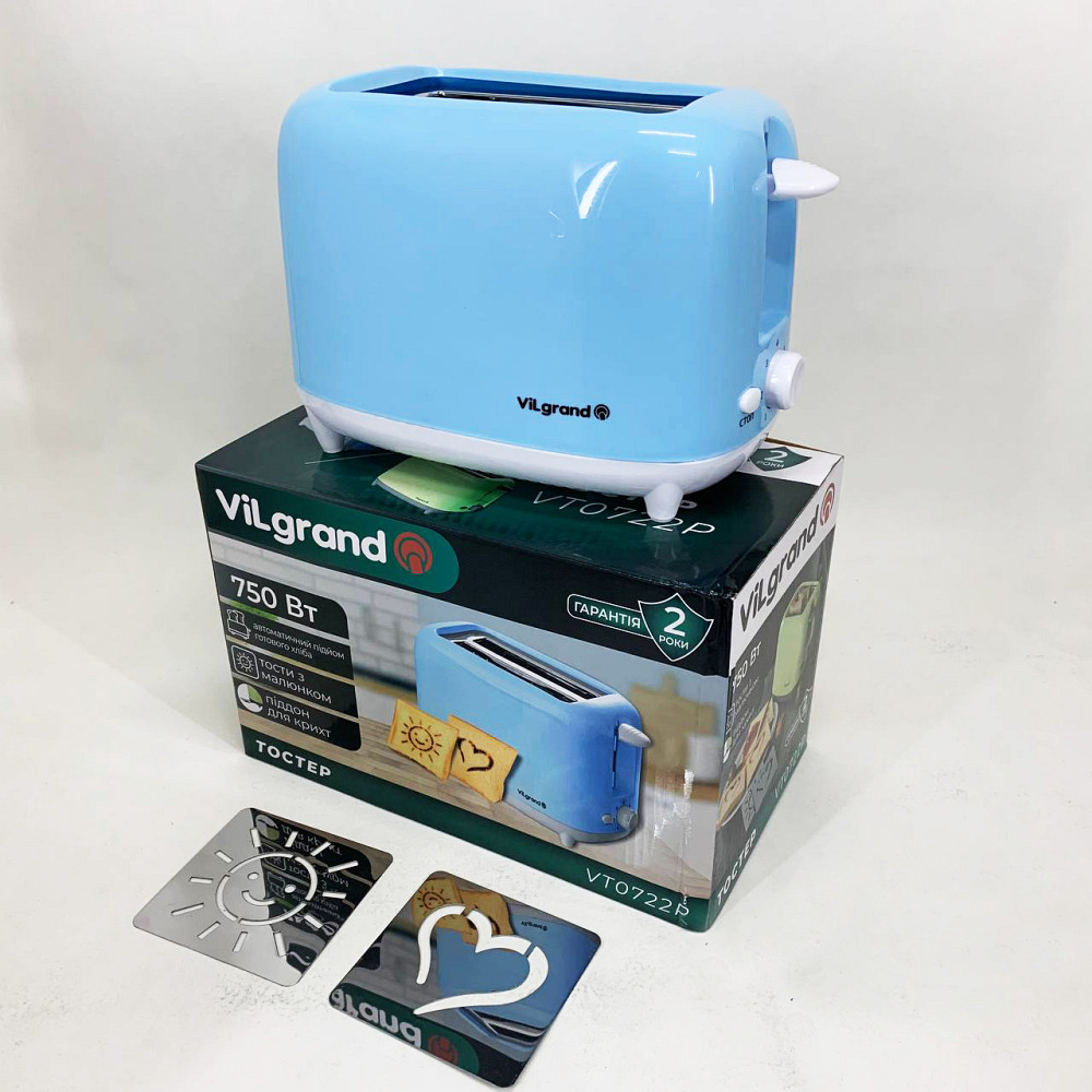 Электрический тостер на 2 отделения VILGRAND, Тостер для тонких ломтиков хлеба, Электротостер бытовой HF-15 Львов - изображение 6
