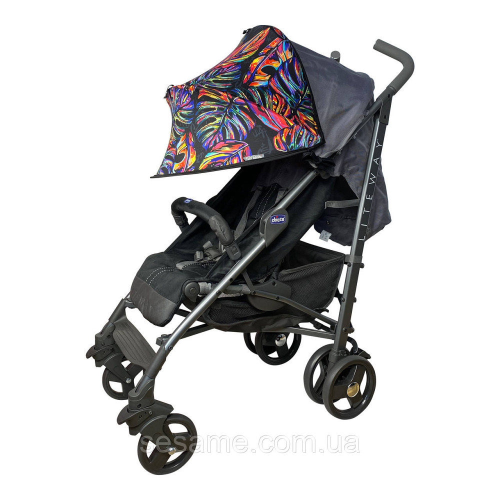 Козырек на коляску солнцезащитный Двухсекционный Twin Shade Тропики Харьков - изображение 1