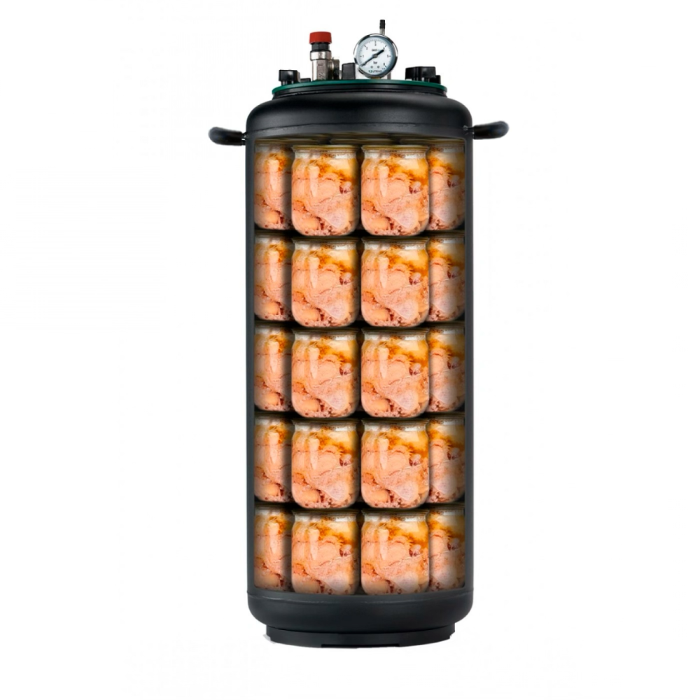 Автоклав побутовий УТех-40 на 40 банок сталевий для консервування домашній Київ - фото 12