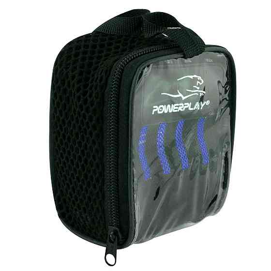 Кісткові бинти PowerPlay 3081 Gym WristT Wraps Чорно-Сині Кам'янське