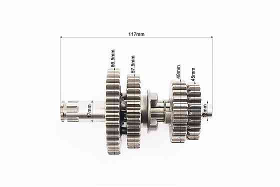 Коробка передач (два вали з шестернями) d-12мм під підшипник Киев