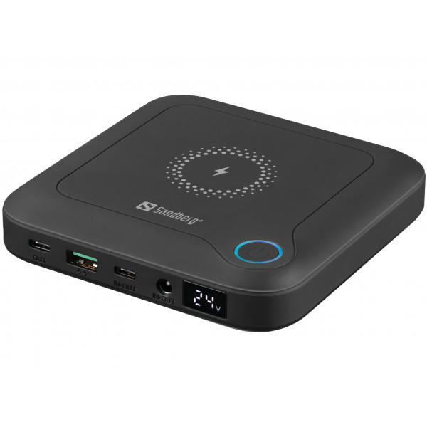 УМБ Sandberg 24000 mAh All-in1 Laptop 12-24V/4А, USB, Type-C OUT PD (420-57) Київ - фото 1