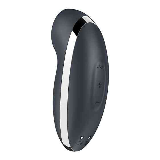 Вібростимулятор-пульсатор Satisfyer Tap & Climax 2 Grey, ефект постукування пальцем Sex Aura Київ