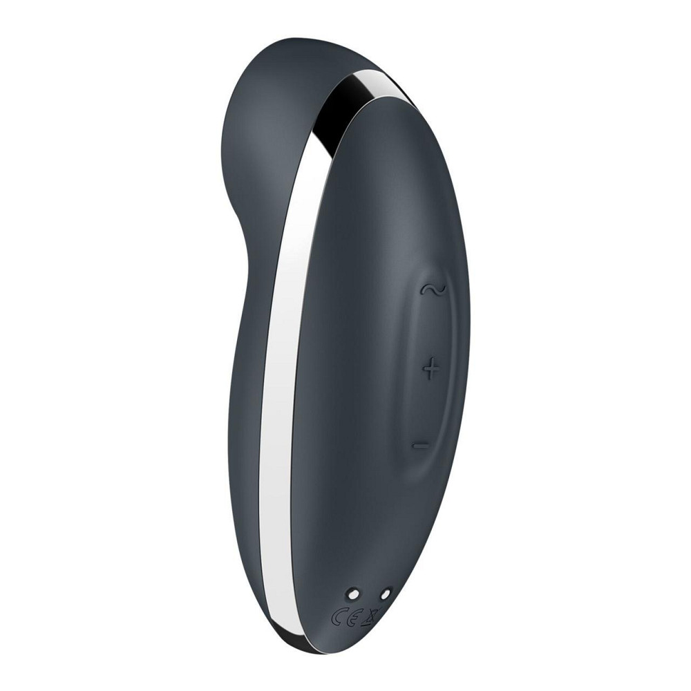 Вібростимулятор-пульсатор Satisfyer Tap & Climax 2 Grey, ефект постукування пальцем Sex Aura Київ - фото 5
