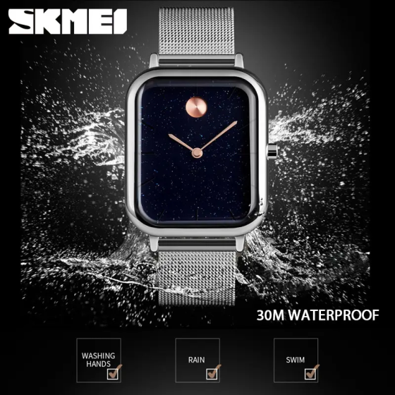 Жіночий наручний годинник Skmei 9187 Special ІІ Сріблястий Київ