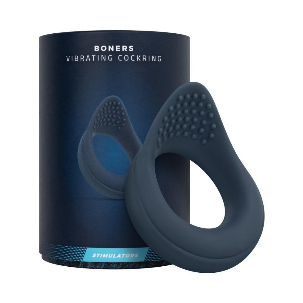 Ерекційне кільце Boners Vibrating Cock Ring with Perineum Stimulation Sex Aura Київ - фото 10