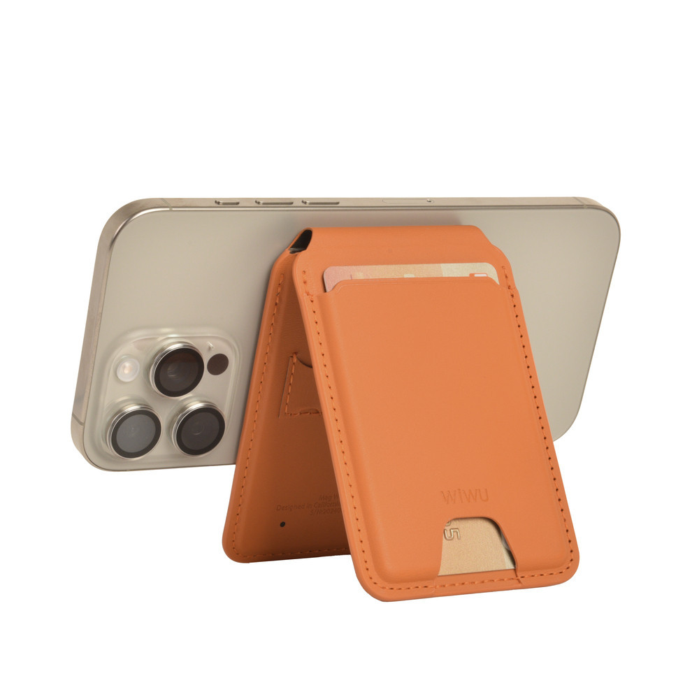 Картхолдер WIWU Mag Wallet FM MW-005 Brown Одеса - фото 7