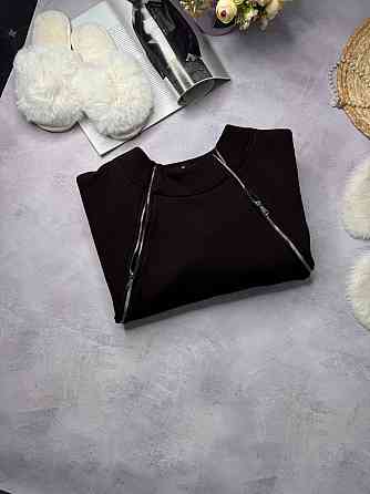 Жіноча стильна тепла об'ємна  худі турецька тринить на флісі Одеса