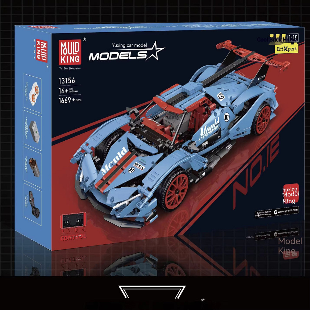 Конструктор Спортивний автомобіль на дистанційному управлінні на 1669 деталей, синя Кам'янець-Подільський - фото 2