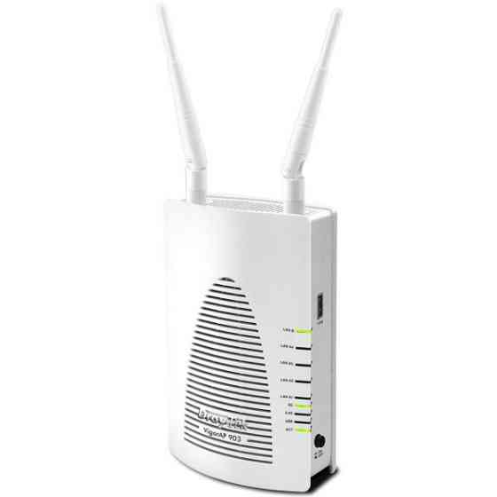 Точка доступу DrayTek Vigor AP 903, FAT AP, PoE, 5 LAN GbE, 1 USB 2.0, WiFi Dual Band 802.11n 400Mb (VigorAP Київ