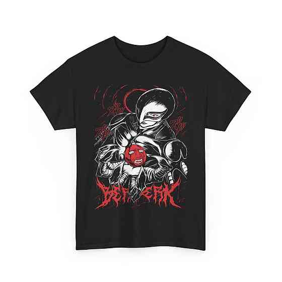 Футболка для мальчика аниме Берсерк Гутс Гриффитх Сакрифике оверсайз (рост от 165 до 180 ) Черний AnimeJ0335m Днепр
