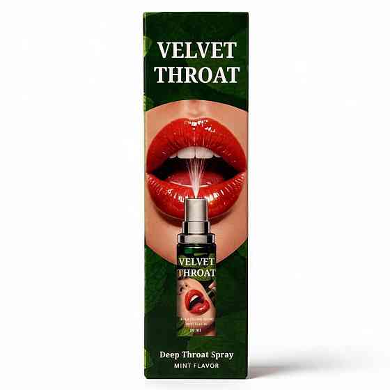 Спрей для глубокого минета WOW Velvet Throat со вкусом мяты, 50 мл Sex Aura Киев