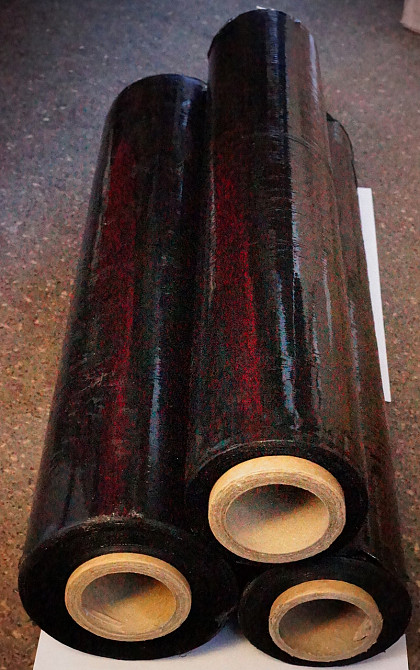 Стрейч-плівка чорна 2.0 кг (вага з втулкою) 170м*500мм*19мкм Павлоград - фото 2