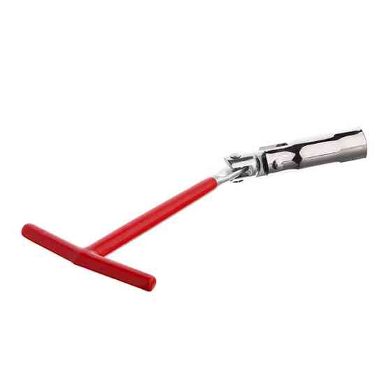 Ключ свечной Т-образный с шарниром, 16 мм, длина 210 мм INTERTOOL HT-1716 Киев