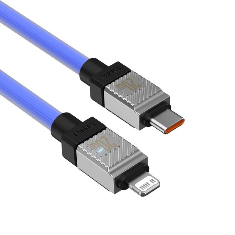 Кабель Baseus CoolPlay Series Fast Charging Cable Type-C to iP 20W 2m Blue Киев - изображение 7