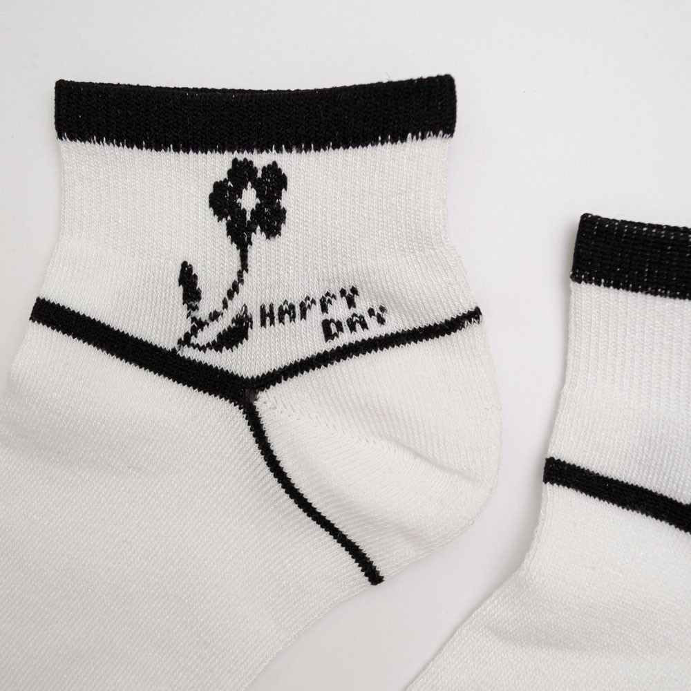 Набор носков женских бамбуковых 10 пар Youstar 107 Низкие 37-41 Белый Сумы - изображение 3