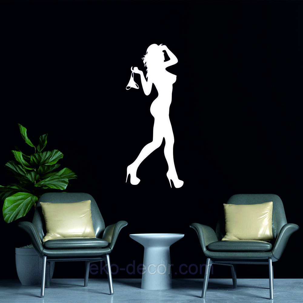 Декоративне настінне Панно «Силует жінки», Декор на стіну Київ - фото 3