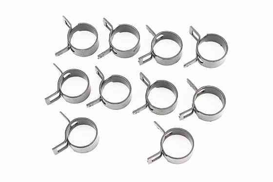 Хомут пружинний 20мм чорний, к-кт 10шт Киев