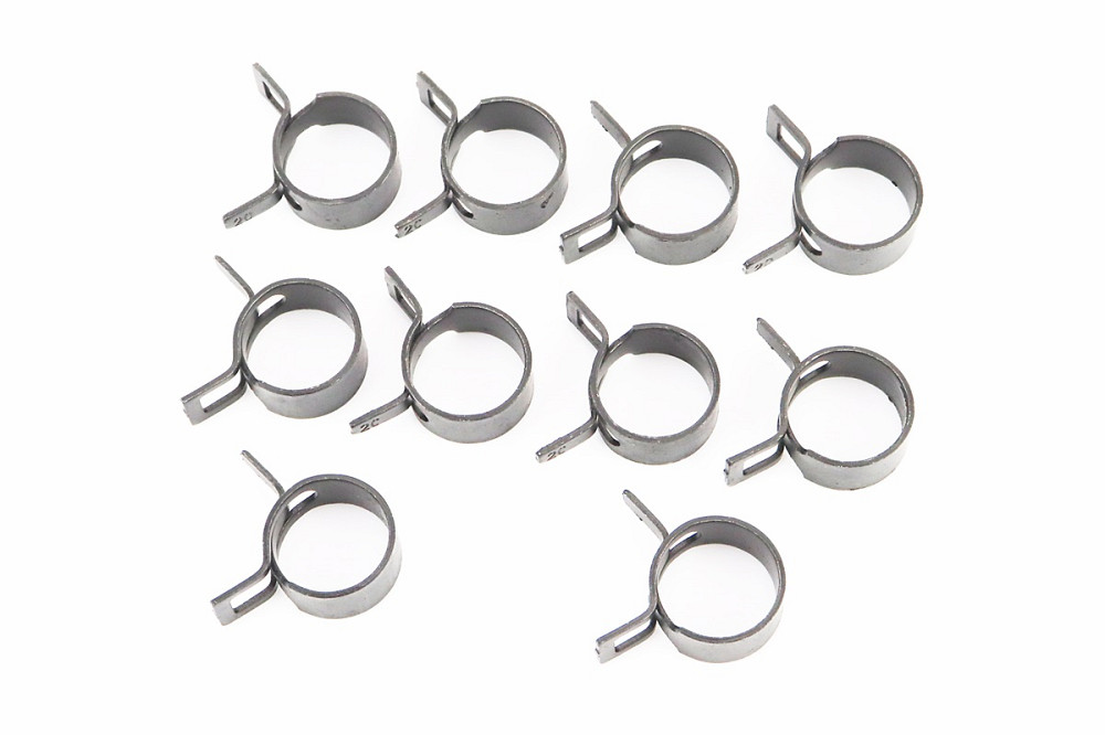 Хомут пружинний 20мм чорний, к-кт 10шт Киев - изображение 1