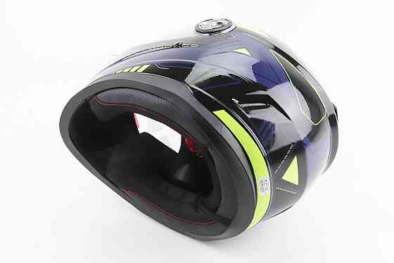 Шолом інтеграл, закритий BLD-М65 М (57-58см), ЧОРНИЙ/НЕОНОВО-ЖОВТО-СИНІЙ Киев