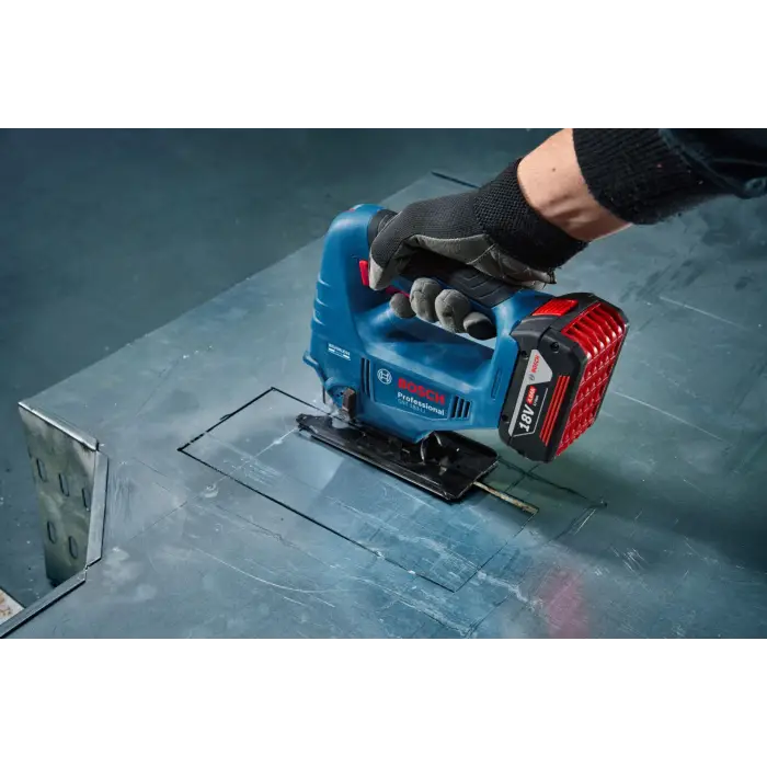 Професійний акумуляторний лобзик Bosch GST 183-LI Solo : без АКБ, 3300 об/хв, глибина різу 95мм Київ - фото 9