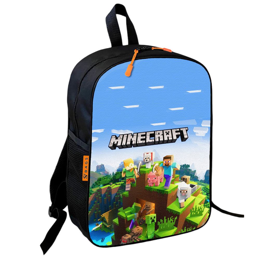 Шкільний рюкзак дитячий Minecraft + Сумка для взуття спортивної форми рюкзак-мішок для хлопчика (01728) Київ - фото 5
