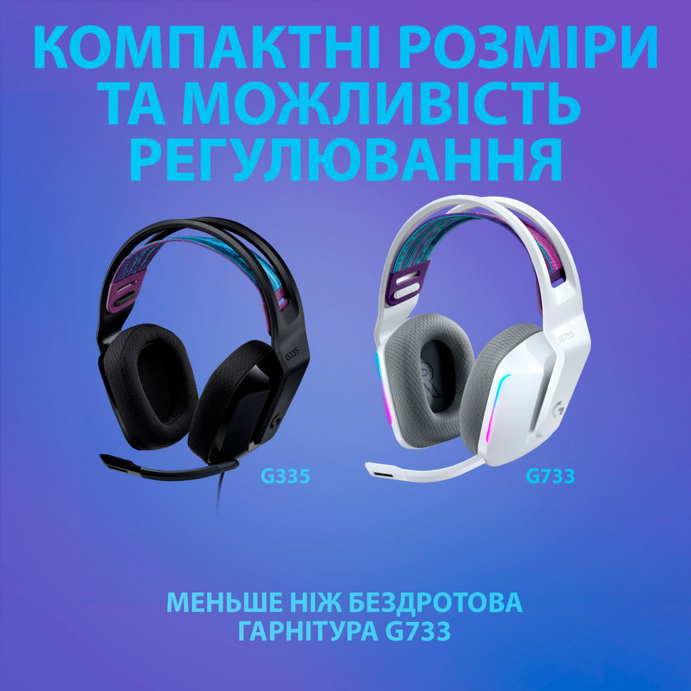 Гарнітура Logitech G335 Black (981-000978) Чорний Харьков - изображение 18