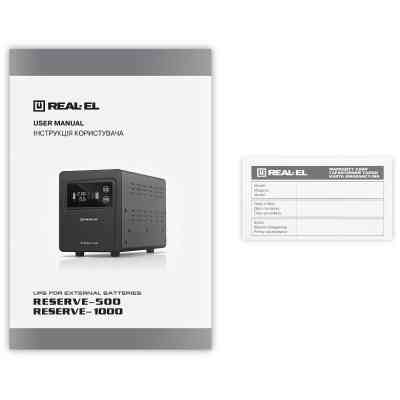 Источник бесперебойного питания REAL-EL RESERVE-1000 (EL122100004) Винница