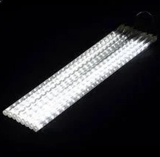 Гірлянда світлодіодні бурульки 8 шт. 50 см (прозорий шнур) біла Вінниця - фото 3