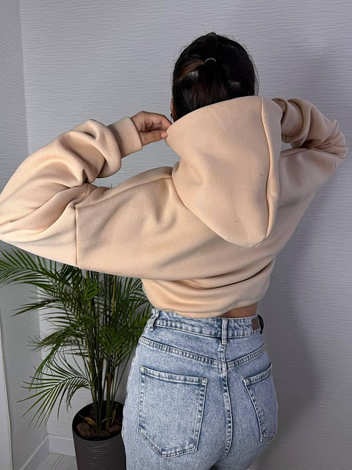 Жіноча стильна повсякденна худі з малюнком якісна трьохнитка на флісі Одеса - фото 5