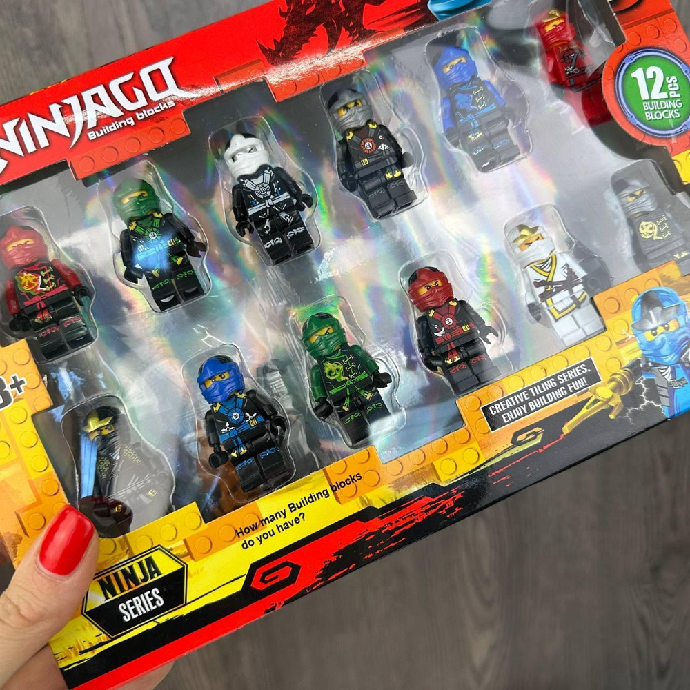 Набір фігурок лего Ніндзяго 12 шт герої, фігурки персонажі Ninjago Heroes ( 25358 ) Харків - фото 8