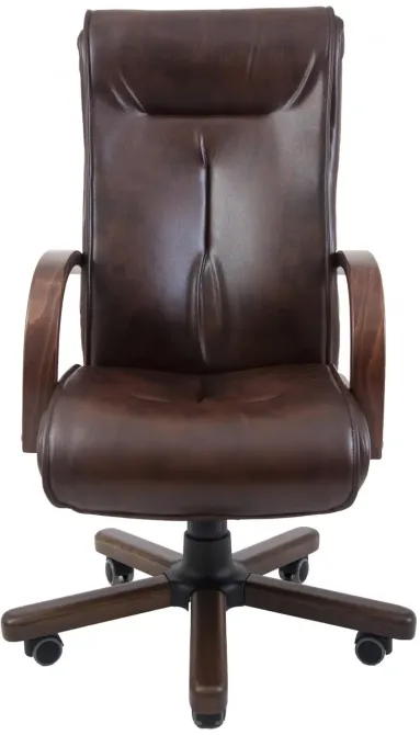 Офісне Крісло Керівника Richman Boston Madras Kashtan Wood M1 Tilt Коричневий Київ - фото 2