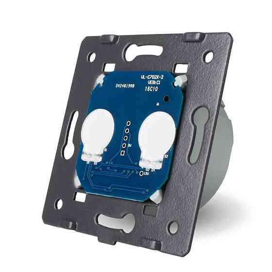 Сенсорний вимикач LIVOLO, 2-сенсорний, з вологозахистом IP44, 5А 230В, без нейтралі (VL-C701IP) Коломыя