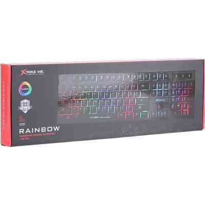 Клавіатура Xtrike ME KB-280 RGB Black (KB-280) Вінниця