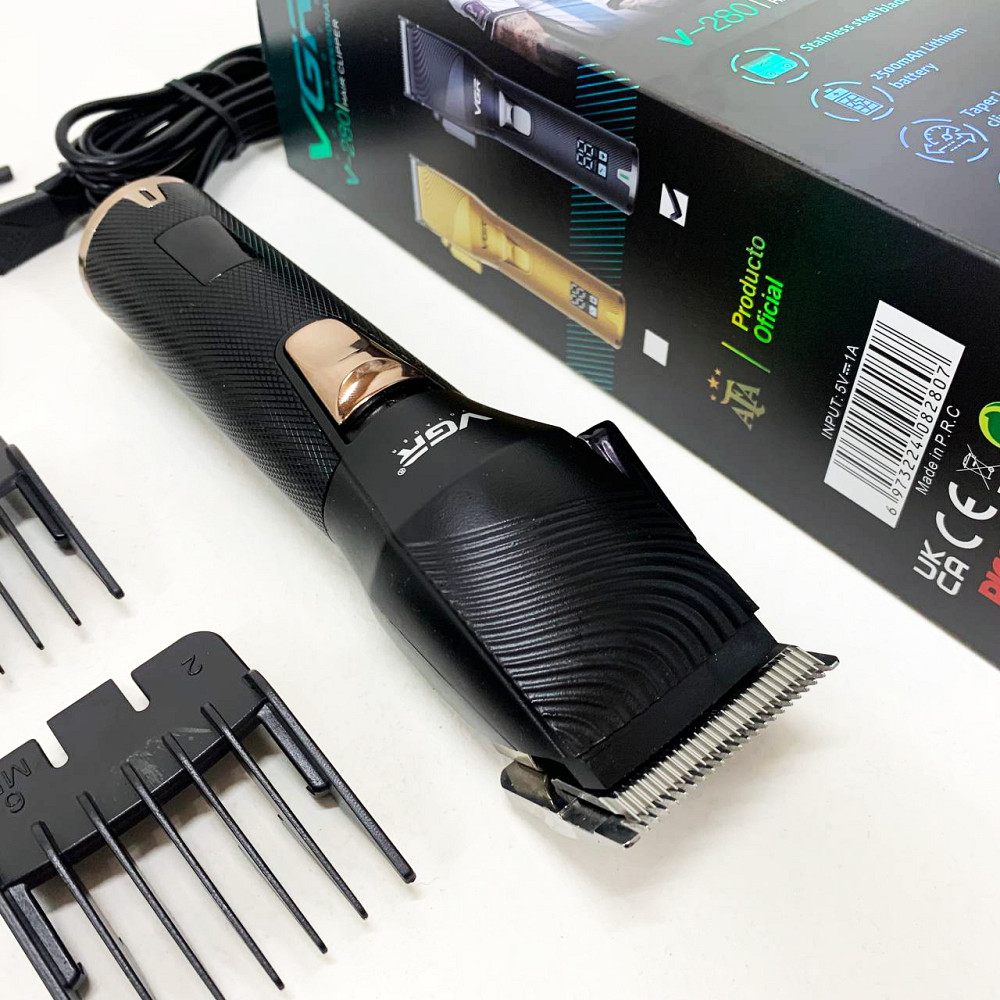 Професійна акумуляторна машинка Акумулятор, Машинка для стрижки акумуляторна з насадками UK-93 Івано-Франківськ - фото 2